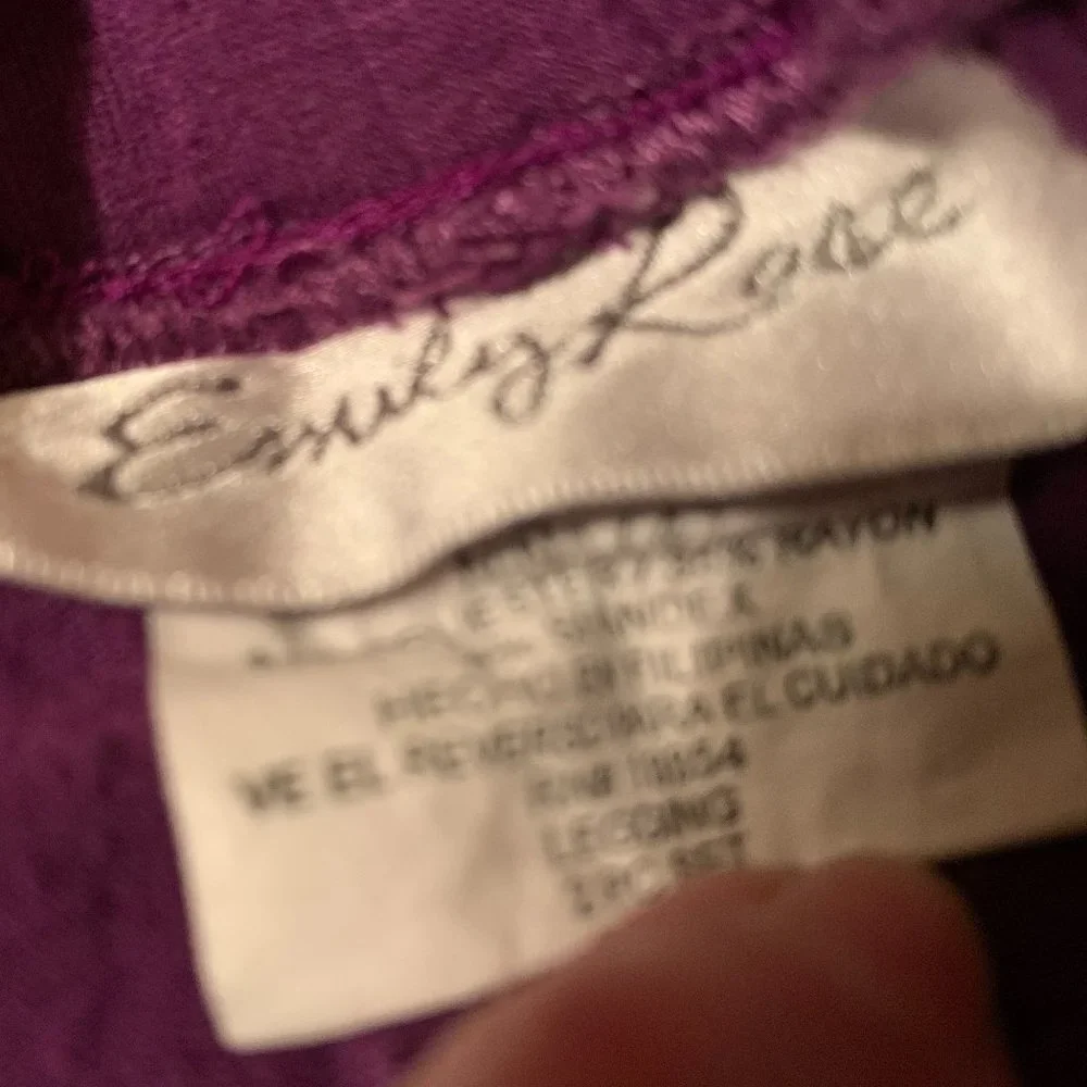 emily rose purple pants 4T
